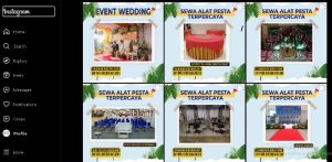 sewa alat pesta jakarta murah dan berkualitas #bagusmultievent