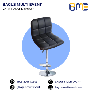 #BAGUS MULTI EVENT ALAT PESTA TERLENGKAP TERMURAH JABODETABEK KURSI BARSTOOL DENGAN SENDERAN HITAM DAN PUTIH