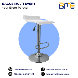 #BAGUS MULTI EVENT ALAT PESTA TERLENGKAP TERMURAH JABODETABEK KURSI BARSTOOL PUTIH HITAM