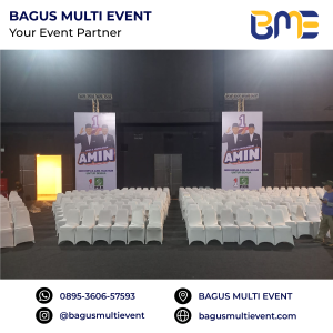#BAGUS MULTI EVENT ALAT PESTA TERLENGKAP TERMURAH JABODETABEK KURSI FUTURA COVER STRICT PUTIH EVENT KAMPANYE ANIES BASWEEDAN