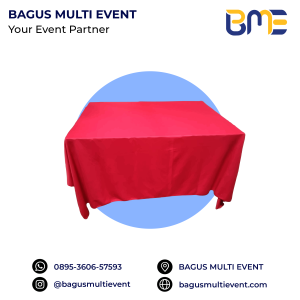 #BAGUS MULTI EVENT ALAT PESTA TERLENGKAP TERMURAH JABODETABEK MEJA KOTAK DAN COVER TEBAR ELEGAN