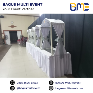 #BAGUS MULTI EVENT ALAT PESTA TERLENGKAP TERMURAH JABODETABEK TERPERCAYA MEJA KOTAK MEJA IBM TENDA RODER FUTURA KURSI TIFFANY CROSSBACK KURSI PUFF SOFA VIP KAYU TOILET PORTABLE 69