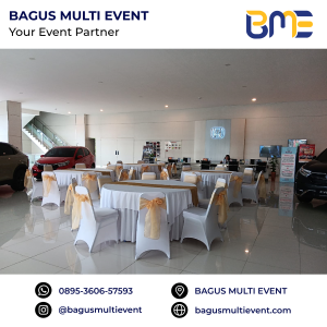 #BAGUS MULTI EVENT ALAT PESTA TERLENGKAP TERMURAH JABODETABEK KURSI FUTURA COVER STRICT GOLD MEJA BULAT TEBAR GOLD
