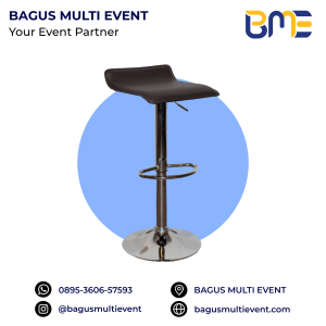#BAGUS MULTI EVENT ALAT PESTA TERLENGKAP TERMURAH JABODETABEKKURSI BARSTOOL HITAM PUTIH