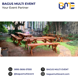 Sewa Meja Kursi Taman Termurah Jakarta Bekasi Karawang Jabodetabek #bagusmultievent