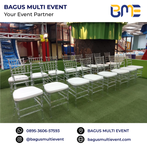 Sewa Kursi Tiffany Akrilik Termurah Jakarta Bekasi Karawang Jabodetabek #bagusmultievent