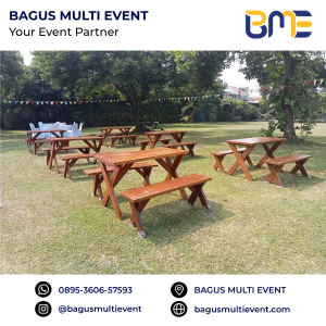 Sewa Meja Kursi Taman Termurah Jakarta Bekasi Karawang Jabodetabek #bagusmultievent