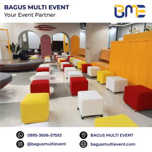 sewa kursi puff murah berkualitas area jakarta #bagusmultievent