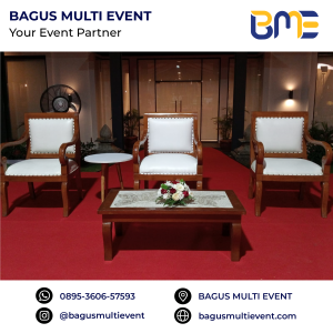 sewa kursi VIP kayu jokowi murah berkualitas area jakarta #bagusmultievent