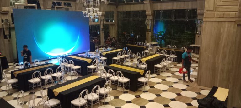 sewa meja bulat kemayoran jakarta pusat bagus multi event 0895360657593
